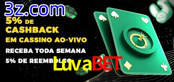 Promoções do cassino ao Vivo Luvabet